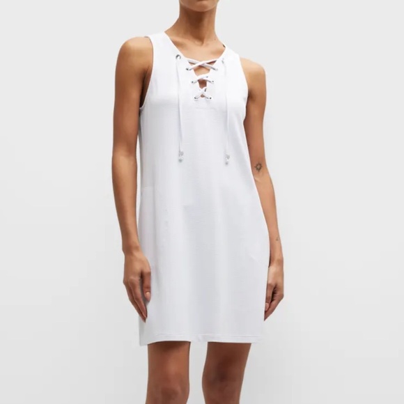 Tommy Bahama Island Cays Lace-Up Coverup Dress - Picture 3 of 14